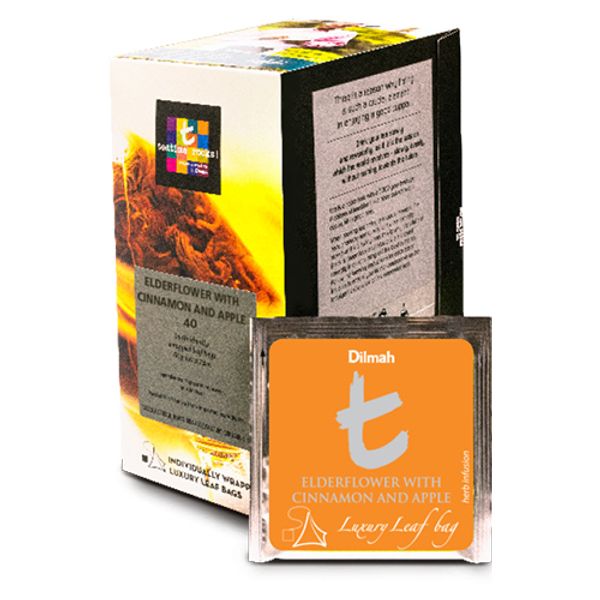 DILMAH Čaj bylinný t-series bezový květ a jablko T Lux sáček HB 40/2g thumbnail