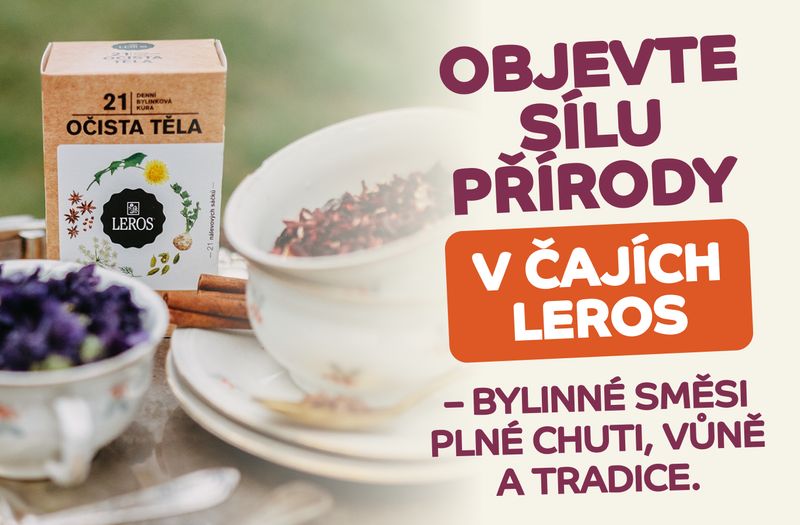 Poznejte čaje LEROS ze Strážnice