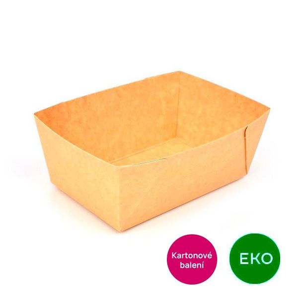 EKO miska, kraft, balení 450 ks thumbnail