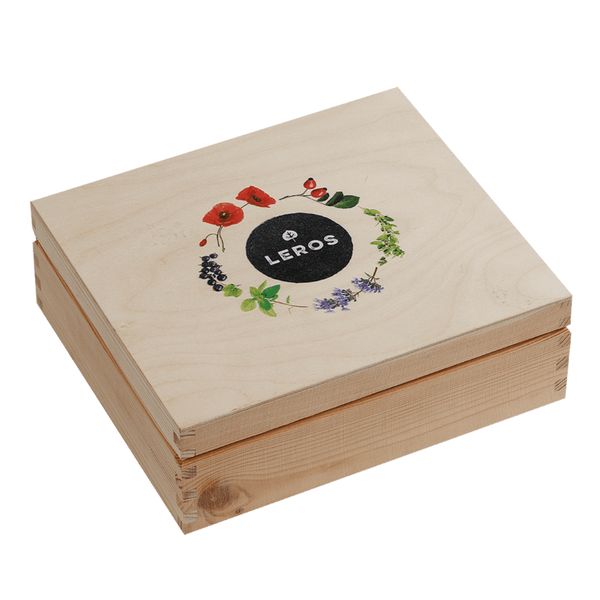 LEROS Dřevěný prezentér na 9 druhů čajů thumbnail