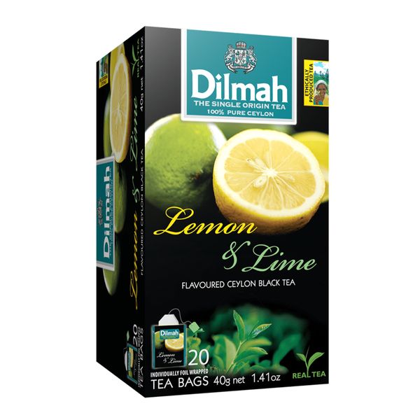DILMAH Čaj černý Citron Limetka 20/2g thumbnail