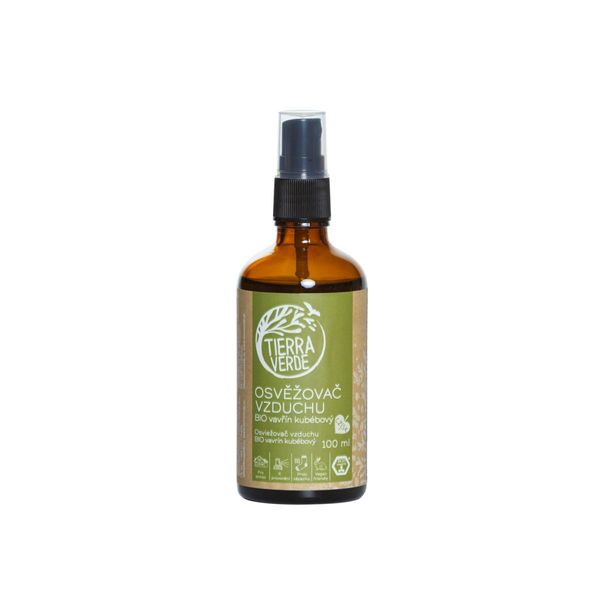 Osvěžovač vzduchu – BIO Vavřín kubébový (skleněná lahvička 100 ml) thumbnail
