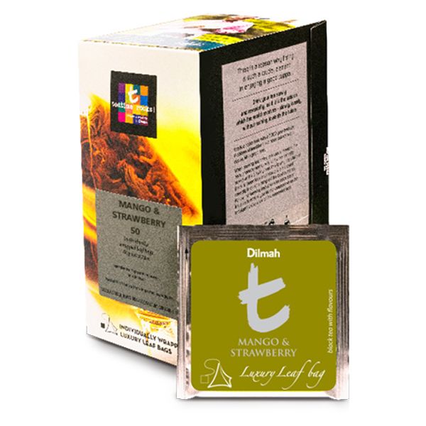 Dilmah Čaj černý MANGO STRAWBERRY T Lux sáček HB 50/2g thumbnail