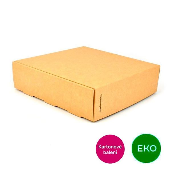 EKO box na sushi, kraft, balení 250 ks thumbnail