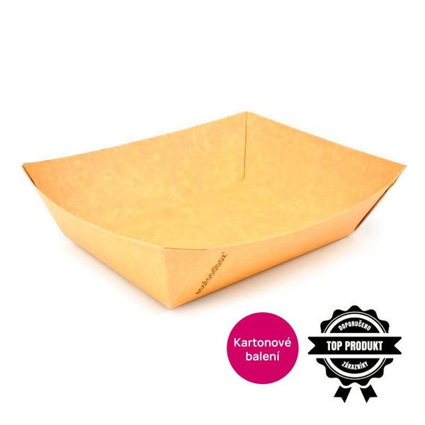 Gourmet miska velká, kraft extra nepromastitelný, bal. 500 ks thumbnail