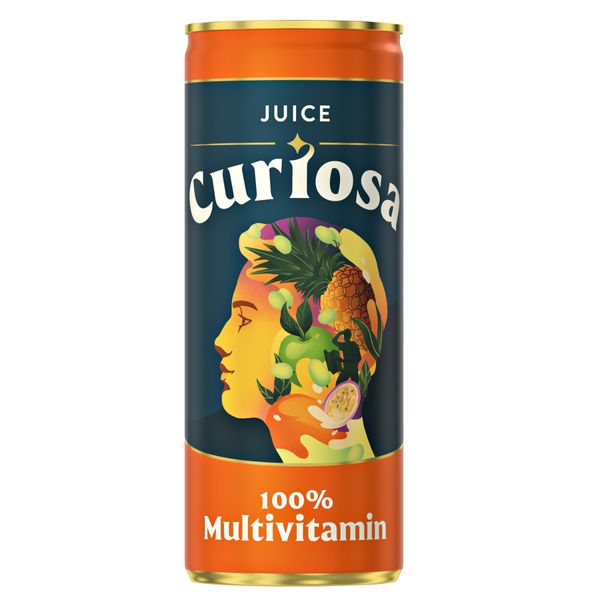 CURIOSA 100% Multivitamín 0,33 l - plech thumbnail