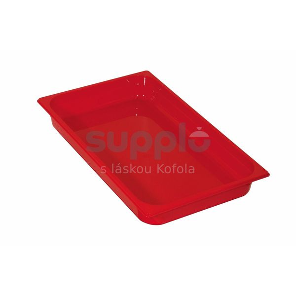 GN 1/1 (h=65 mm) polykarbonát červený thumbnail