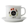 LEROS Porcelánový šálek s podšálkem - 250ml image