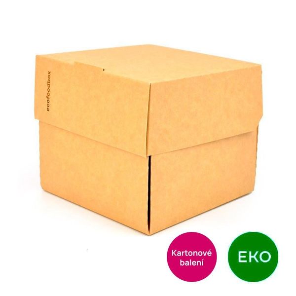EKO box na hamburger, kraft, balení 250 ks thumbnail