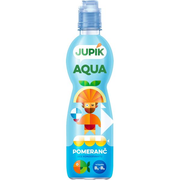 JUPÍK Aqua Pomeranč 0,5 l - PET thumbnail