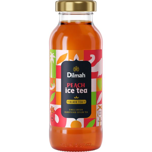 Dilmah Black Ice Tea Peach 0,25 L - sklo thumbnail