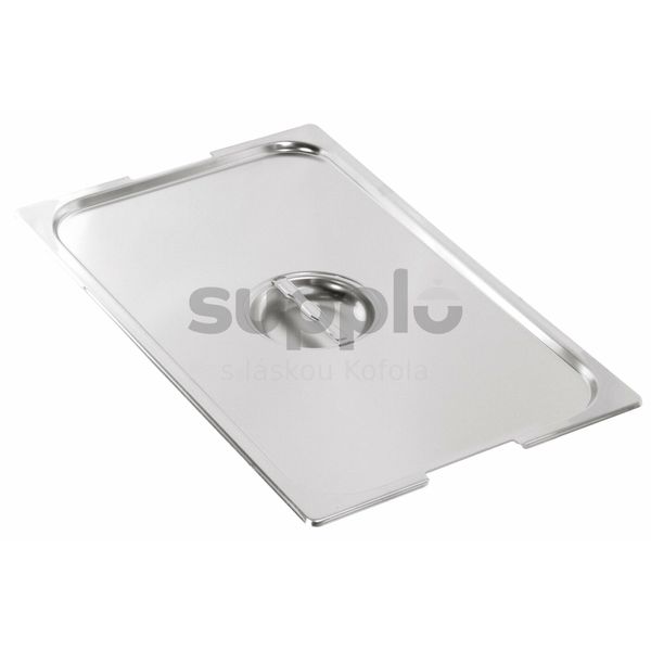 Víko GN 1/4 nerezové s výsekem pro ucha thumbnail