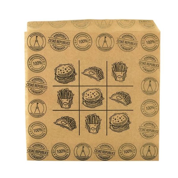 Sáček na hamburger, 160x170 mm, balení 500 ks thumbnail