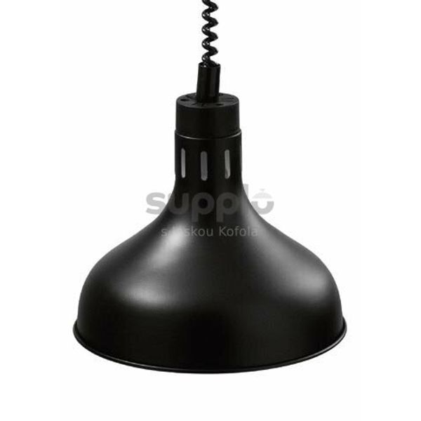 Infra lampa závěsná - černá 29 cm thumbnail