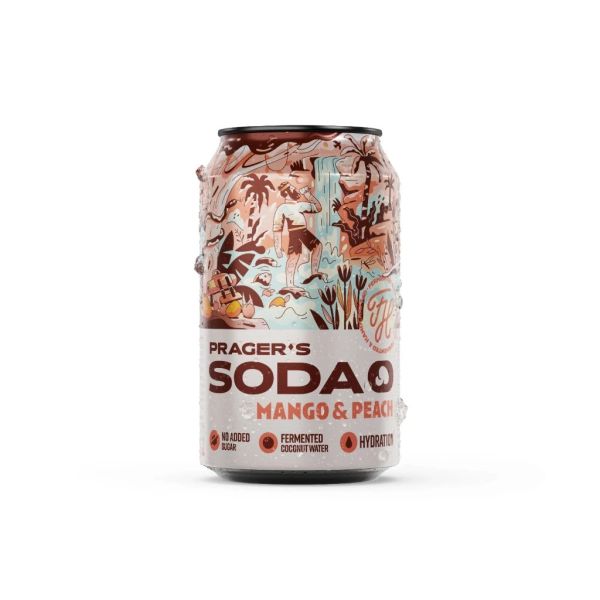 PRAGER’S Soda Mango & Peach 0,33 l - plech thumbnail
