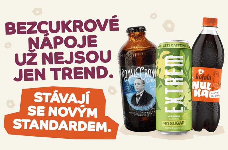 Bezcukrové nápoje: trend, který se stává novým standardem