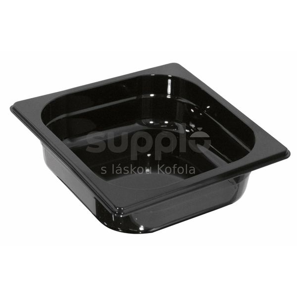 GN 1/6 (h=65 mm) polykarbonát černý thumbnail