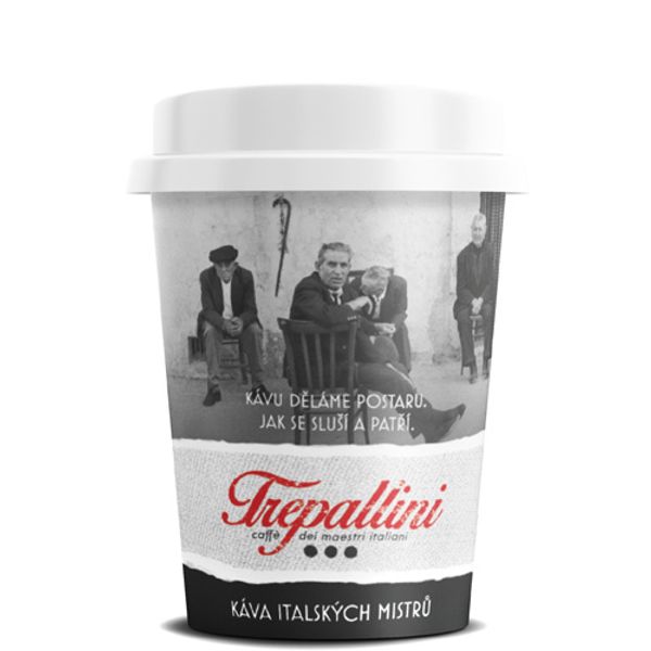 TREPALLINI kelímek Eco cup Capuccino - 200/250ml - 50ks thumbnail