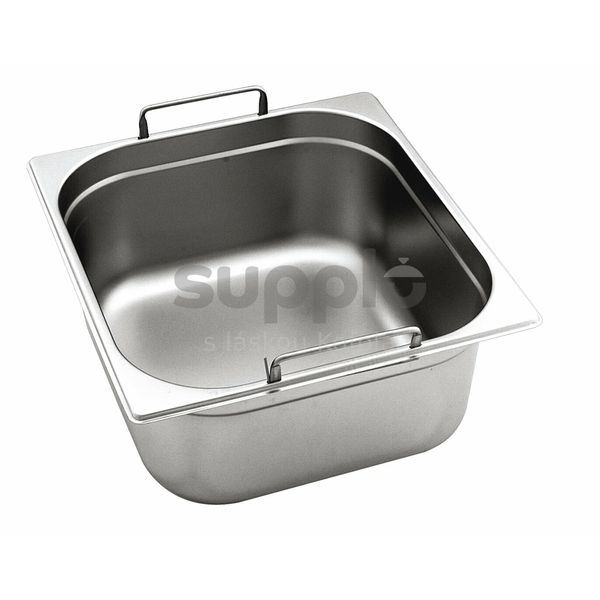 GN 2/3 (h=200 mm) nerezová plná s uchy OPTINOX thumbnail