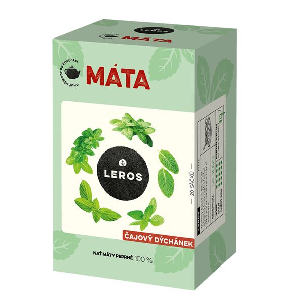 LEROS Čajový dýchánek Máta 20x1,5g thumbnail