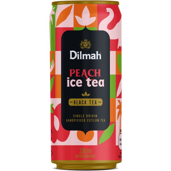 Dilmah Black Ice Tea Peach 0,33 L - plech thumbnail