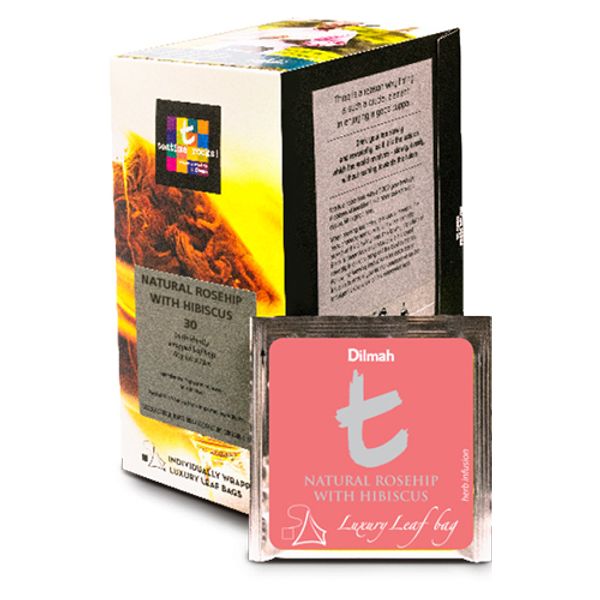 Dilmah Čaj bylinný t-series šípek a ibišek T Lux sáček HB 30/2g thumbnail