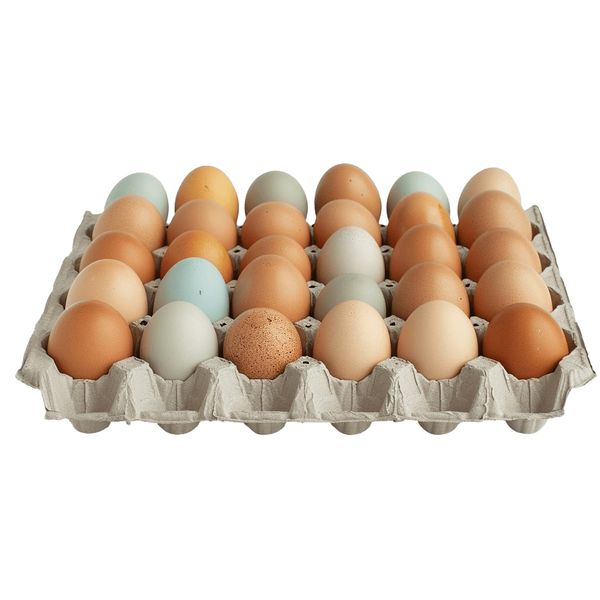 BIO čerstvá domácí vejce 30 kusů thumbnail