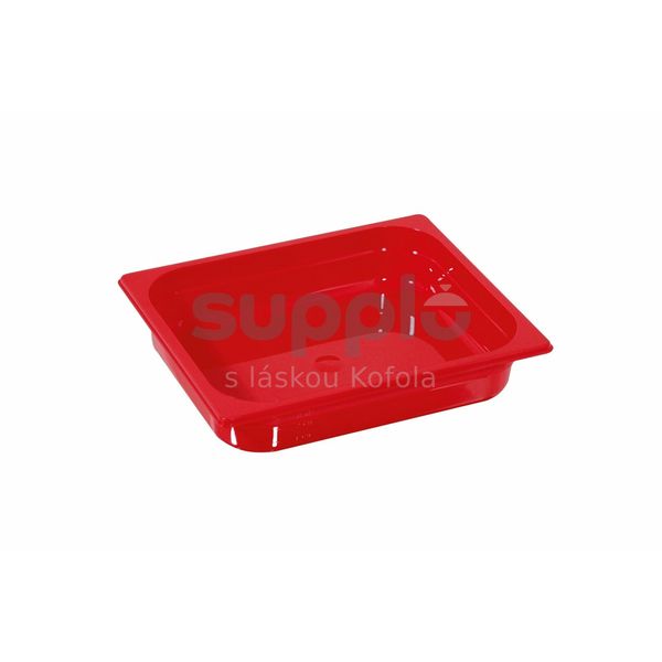 GN 1/2 (h=65 mm) polykarbonát červený thumbnail