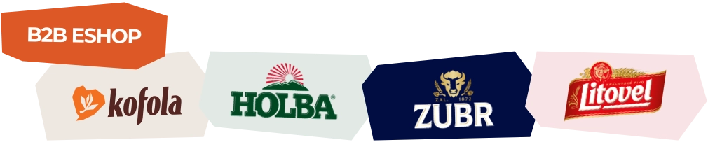 B2B partner a Kofola logo